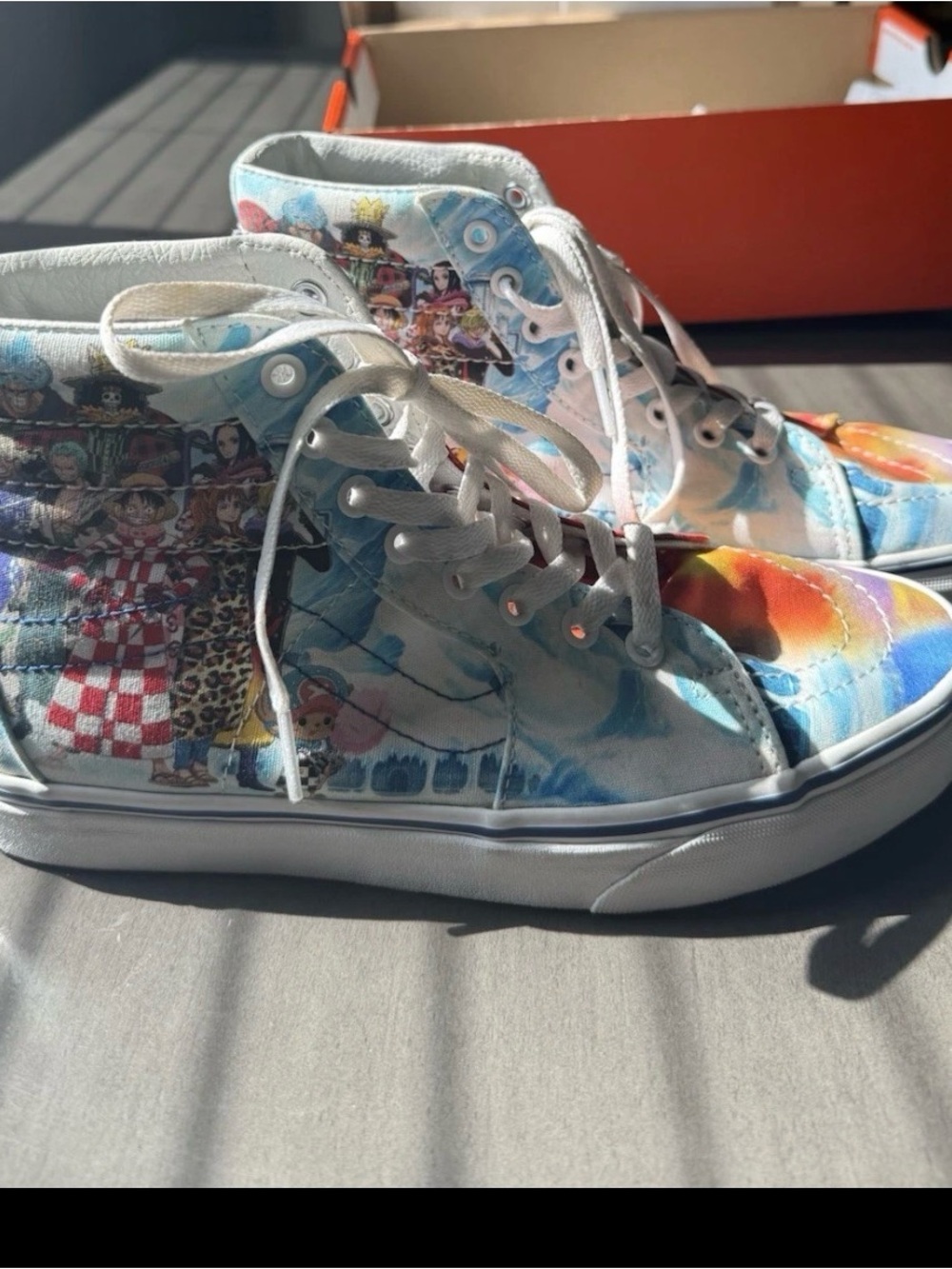 Vans Men High-Top Sneakers - One Piece Limited Edition.